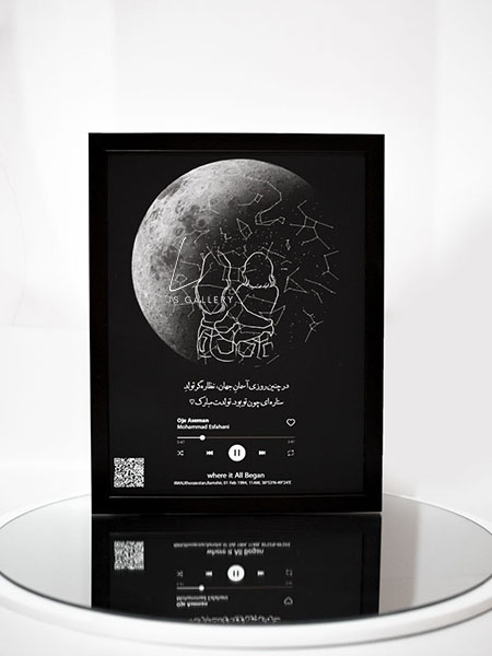 نمونه آسمان شب