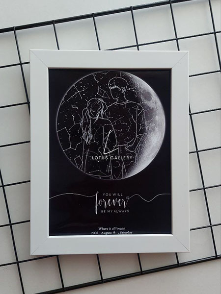 نمونه آسمان شب