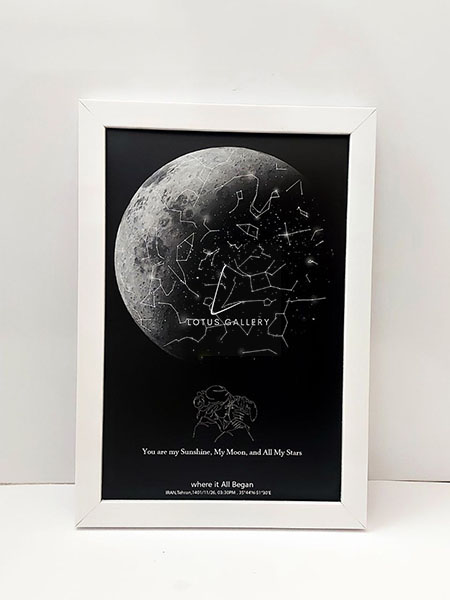 نمونه آسمان شب