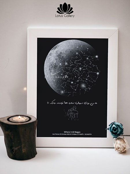 نمونه آسمان شب