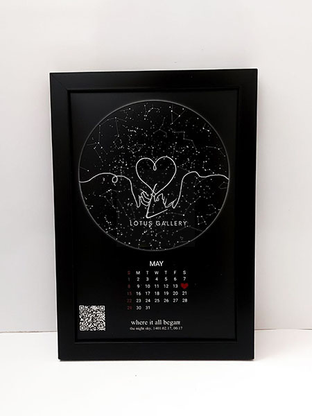 نمونه آسمان شب